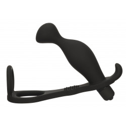 Sin Silikone Penisring med Anal Vibrator Sin Silikone Penisring med Anal Vibrator