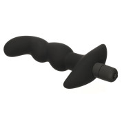 Sin Silikone Anal Vibrator med Bølgeskaft