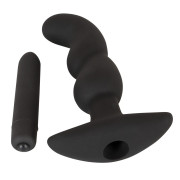 Sin Silikone Anal Vibrator med Bølgeskaft