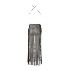 NO:XQSE Transparent Maxi Kjole
