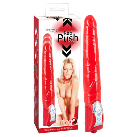 You2Toys Push It Dildo Vibrator med Stødefunktion