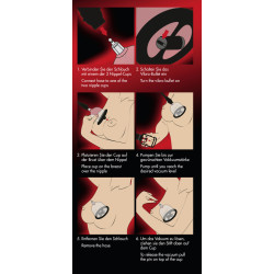 Bad Kitty Brystvorte Suger med Vibrator