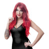 Wigged Love Lang Bølget Rød Paryk