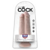 King Cock Two Cocks One Hole 2 i 1 Dildo med Sugekop