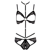 Abierta Fina Åben Blonde Body med Remme