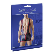 Svenjoyment Herre Bryder Body med Lynlås