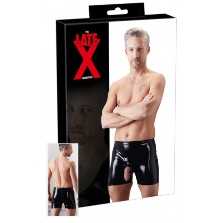 Late X Showmaster Åben Latex Boxershorts Mænd