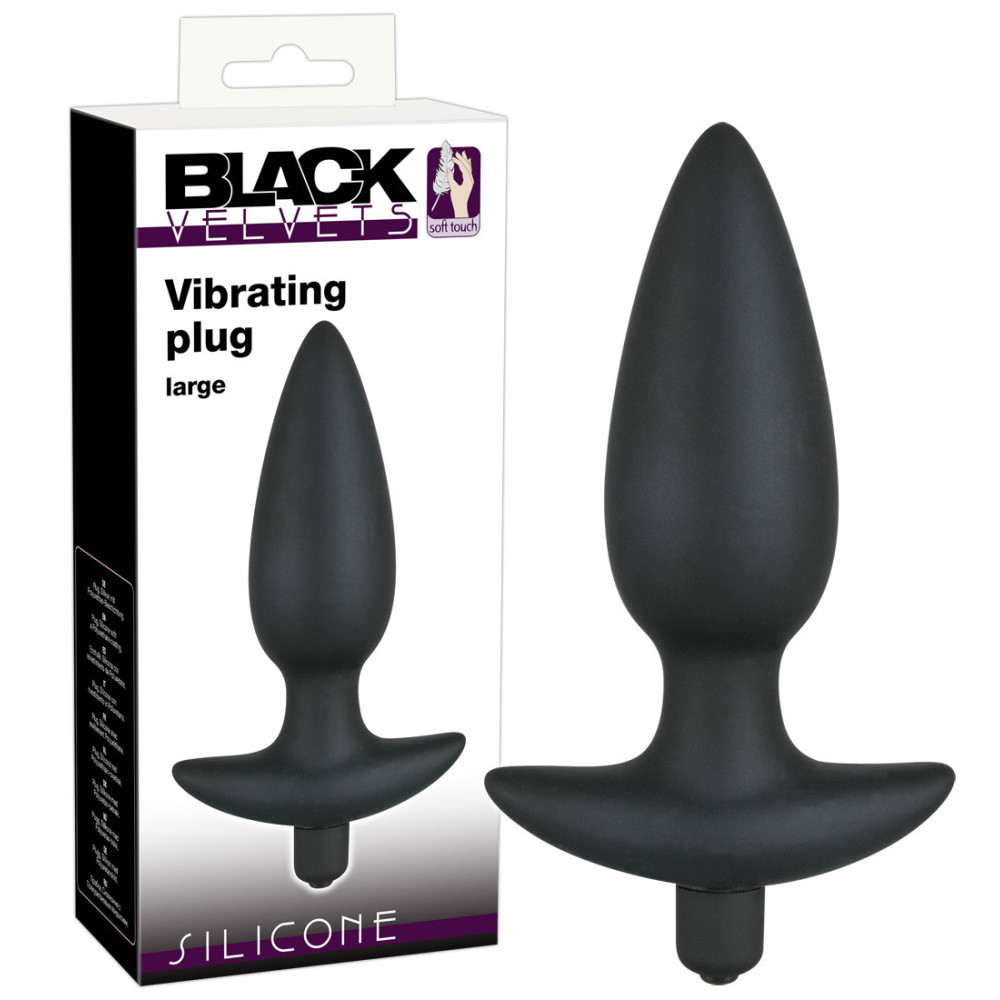 Black Velvets Vibrerende Silikone Buttplug