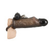 Rebel Penis Sleeve med Testikelring og Vibrator