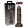 Rebel Penis Sleeve med Rillet Skaft og Testikelåbning