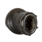 Rebel Penis Sleeve med Rillet Skaft og Testikelåbning