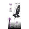Black Velvets Opladelig Buttplug med Vibrator