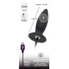 Black Velvets Opladelig Buttplug med Vibrator