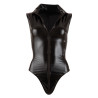 Cottelli Wetlook Bodystocking med Lynlås
