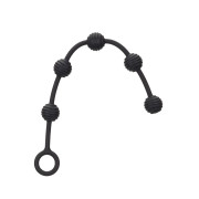 Sin Silikone Analkugler med Pirrende Riller