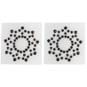 Cottelli Nipple Stickers Black Star