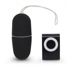 Sort Vibrator Æg med Trådløs Fjernbetjening Sort Vibrator Æg med Trådløs Fjernbetjening
