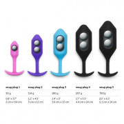 B-Vibe Snug Plug Buttplug med Vægt