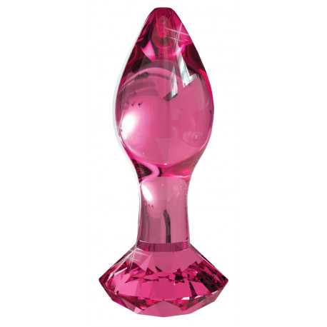 Icicles No 78 Glas Buttplug med Diamant