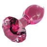 Icicles No 78 Glas Buttplug med Diamant