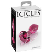 Icicles No 78 Glas Buttplug med Diamant