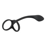 Black Velvets Dobbelt Penisring med Buttplug