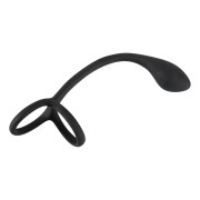 Black Velvets Dobbelt Penisring med Buttplug