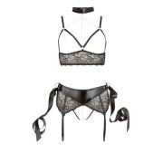 Cottelli Bondage BH Sæt med Manchetter