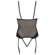 Cottelli Bondage Åben Bodystocking med Manchetter