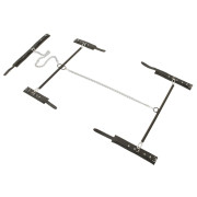 Zado Spredestang Sæt med Lædermanchetter