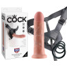 King Cock Realistisk Strap-On Dildo med Sugekop