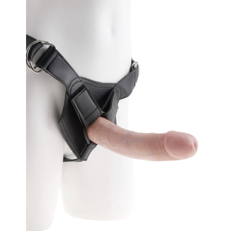 King Cock Realistisk Strap-On Dildo med Sugekop