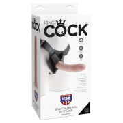 King Cock Realistisk Strap-On Dildo med Sugekop