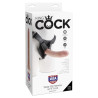 King Cock Realistisk Strap-On Dildo med Sugekop