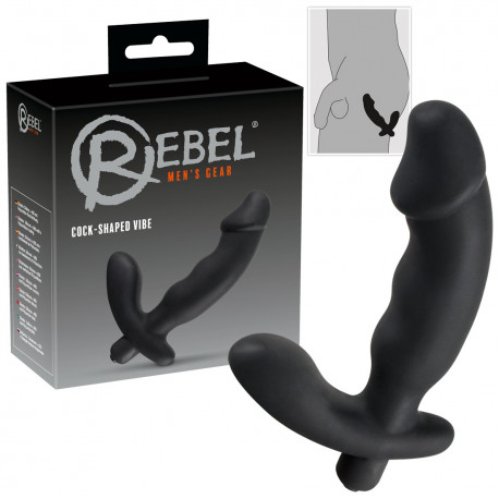 Rebel Silikone Anal Vibrator i Penisform