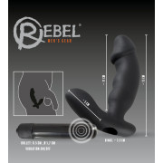 Rebel Silikone Anal Vibrator i Penisform