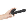 Black Velvets Anal Vibrator med Riller
