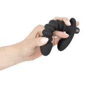 Black Velvets Anal Vibrator med Riller