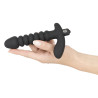 Black Velvets Anal Vibrator med Riller