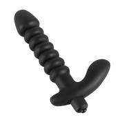 Black Velvets Anal Vibrator med Riller