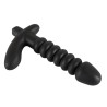 Black Velvets Anal Vibrator med Riller