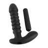 Black Velvets Anal Vibrator med Riller