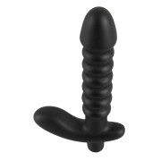 Black Velvets Anal Vibrator med Riller