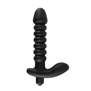 Black Velvets Anal Vibrator med Riller