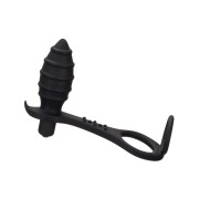 Sin Silikone Anal Vibrator med Penisringe