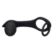 Sin Silikone Anal Vibrator med Penisringe