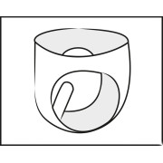 Late X Latex Trusse med Indvendig Dildo