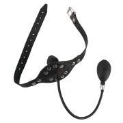 Zado Læder Knebel med Oppustelig Gagball