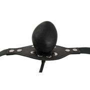 Zado Læder Knebel med Oppustelig Gagball