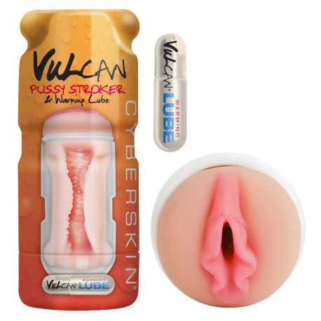 Topco Vulcan Cyberskin Pussy Stroker Warming